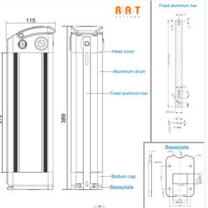 5221 Frame accu afmetingen